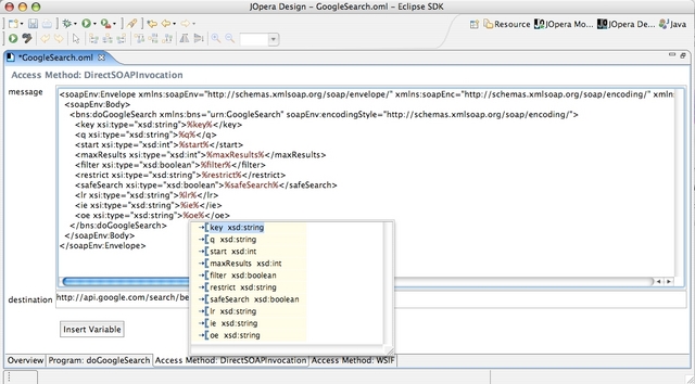 Google Web Service