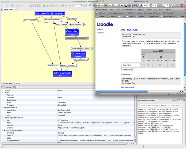 Testing the Doodle RESTful API